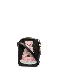 Moschino сумка через плечо с принтом Cake Teddy