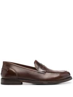 Alberto Fasciani penny-slot leather loafers