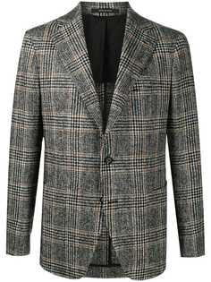 Tagliatore plaid check blazer