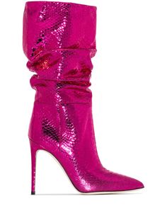 Paris Texas slouchy-design 105mm leather boots