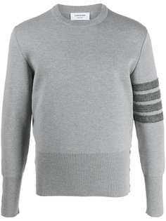 Thom Browne джемпер с круглым вырезом и полосками 4-Bar