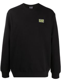 Ea7 Emporio Armani logo patch sweatshirt