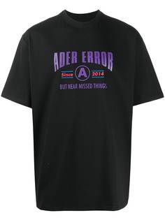 Ader Error футболка с логотипом