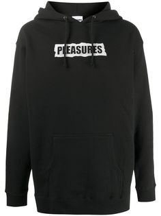 Pleasures graphic-print relaxed-fit hoodie