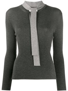 Thom Browne джемпер в рубчик с завязками