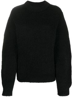 Jil Sander джемпер оверсайз с пышными рукавами