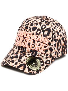 Versace Jeans Couture leopard print baseball cap