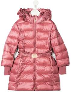 Monnalisa hooded puffer coat