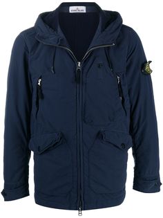 Stone Island David zip-up hooded jacket