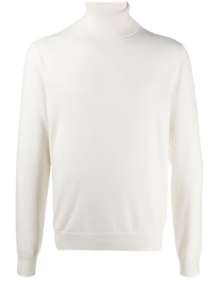 Malo fine knit roll neck jumper