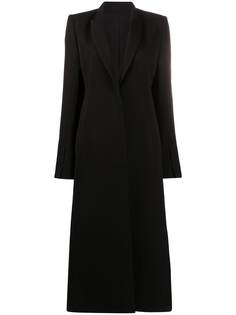 Ann Demeulemeester длинное однобортное пальто