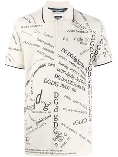 Dolce & Gabbana рубашка поло с логотипом