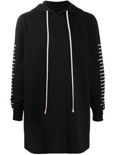 Rick Owens DRKSHDW длинное худи с кулиской