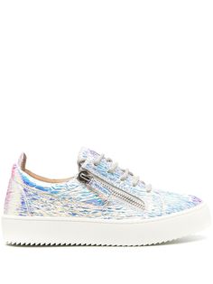 Giuseppe Zanotti кроссовки с голографическим эффектом