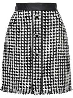 Pinko твидовая юбка в ломаную клетку