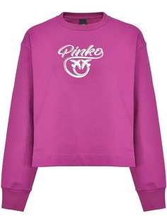 Pinko толстовка с круглым вырезом и логотипом