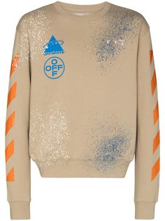 Off-White толстовка 50 с принтом из коллаборации с Browns