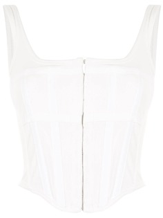 Dion Lee топ с квадратным вырезом