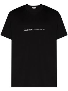 Givenchy футболка с принтом Address