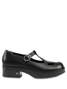 Gucci туфли Мэри Джейн на блочном каблуке