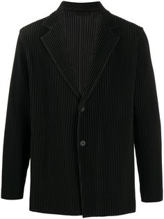Homme Plissé Issey Miyake однобортный плиссированный пиджак