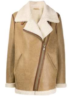 Isabel Marant Étoile байкерская куртка с косой молнией