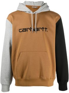Carhartt WIP худи в стиле колор-блок с вышитым логотипом