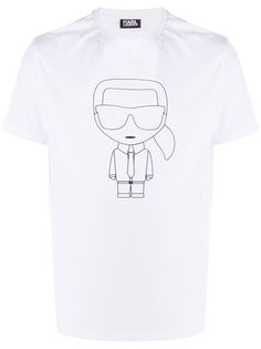 Karl Lagerfeld футболка с принтом Karl