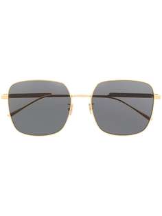 Bottega Veneta Eyewear солнцезащитные очки BV1082SK в квадратной оправе