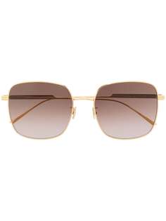 Bottega Veneta Eyewear солнцезащитные очки BV1082SK в квадратной оправе