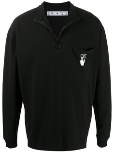 Off-White толстовка с логотипом