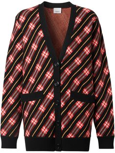 Burberry кардиган в полоску Icon Stripe