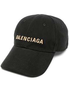 Balenciaga бейсболка с вышитым логотипом