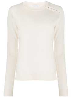 Patrizia Pepe джемпер с заклепками на плечах