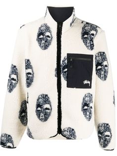Stussy флисовая куртка