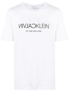 Calvin Klein футболка с логотипом и короткими рукавами