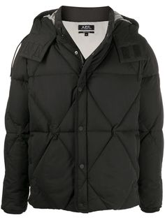 A.P.C. padded zip-up down jacket