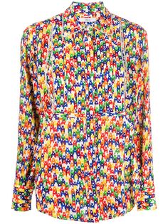 AREA блузка с геометричным принтом