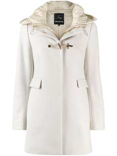 Fay hooded short duffle coat