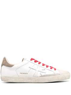 Premiata embossed sole trainers