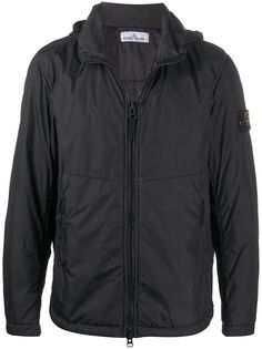 Stone Island zip-up hooded parka