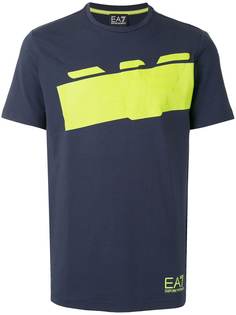 Ea7 Emporio Armani blue logo t-shirt