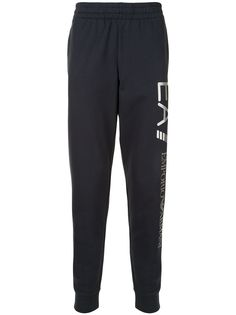 Ea7 Emporio Armani side-logo trousers