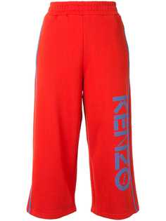 Kenzo logo cropped track pants