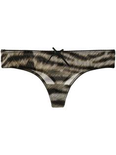 Roberto Cavalli tiger-print thong