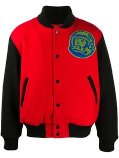 Billionaire Boys Club mountain logo varsity jacket