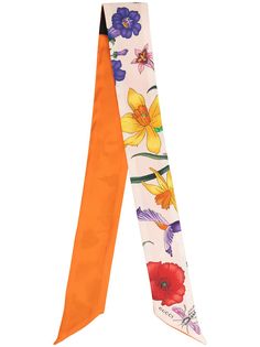 Gucci floral-print neck tie