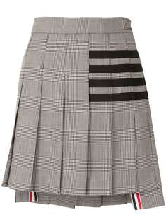 Thom Browne плиссированная юбка в клетку