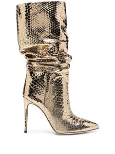 Paris Texas metallic slouchy boots