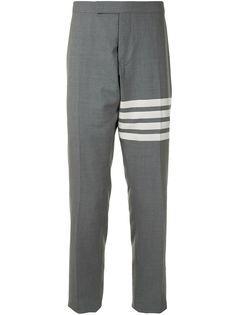 Thom Browne брюки строгого кроя с полосками 4-Bar